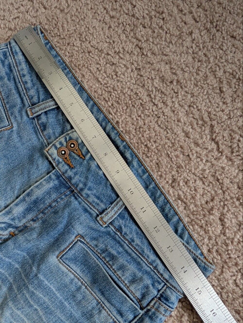 American Eagle Womens Medium Wash Vintage Y2k Low Rise Bootcut Jeans Size 6 - Picture 12 of 16